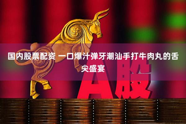 国内股票配资 一口爆汁弹牙潮汕手打牛肉丸的舌尖盛宴